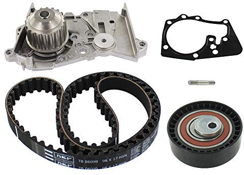 SKF Wasserpumpe und Zahnriemensatz mit Dichtungen VKMC 06009 Höhe 190 mm Länge 275 mm Breite 250 mm – OE-Qualität