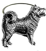 D16 Husky Hund englisches Zinn Damen Ring verstellbar handgefertigt in Sheffield