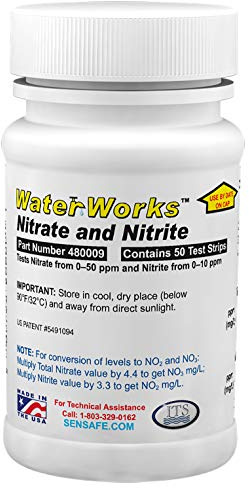 Waterworks Nitrat- und Nitrit -Wasserprüfung (50 Teststreifen)