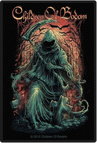 Music Patch Chilling Reaper Illustration from Children of Bodom 7x10cm