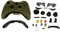 Full Housing Button Case Cover Hülle Mod Kit Ersatz für Xbox 360 Controller - Armee Grün