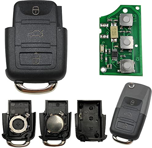 KONIKON Klappschlüssel Gehäuse Fernbedienung 434 MHz 1K0 959 753 G Neu passend für Volkswagen Golf 5