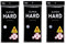 SALUX Super Hard Nylon Japanische Schönheit Haut Badetuch Waschlappen / Handtuch 3er Pack (weiß blau grau)