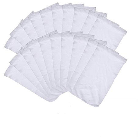 XYXtech Pool Skimmer Socks, Filtres Durables Élastiques en Nylon et Tissu pour Piscine, Blanc (20 Pièces)