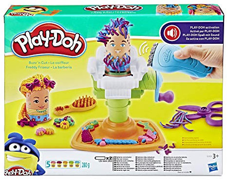 Play-Doh Buzz 'n Cut Fuzzy Pumper Barber Shop Toy