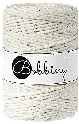 Bobbiny Macrame Cords 5mm - 100m Auswahl (Rainbow dust)