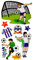 alles-meine.de GmbH 55 TLG. Set Sticker/Aufkleber - Fußball & Fußballspieler - selbstklebend - für Jungen - Ballsport Stickerset Kinder - z.B. für Stickeralbum Kindersticker - ..