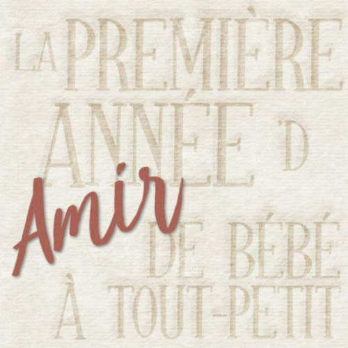 La première année d'Amir - de bébé à tout-petit: Album bébé à remplir pour la première année de vie - Album naissance garçon