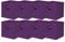 BonChoice Foldable Storage Cubes Boxes with Handle for Home Organization, Fabric Wardrobe Storage Box Organizer Basket Bins for Clothes Beddings Toys Towels, Collapsible & Durable Purple Pack of 8