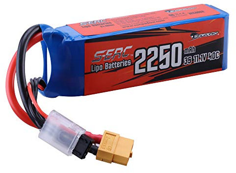 SUNPADOW 3S Lipo Battery XT60 11.1V 40C 2250mAh XT60 Connector for RC Helicopter Airplane Quadcopter UAV Drone FPV