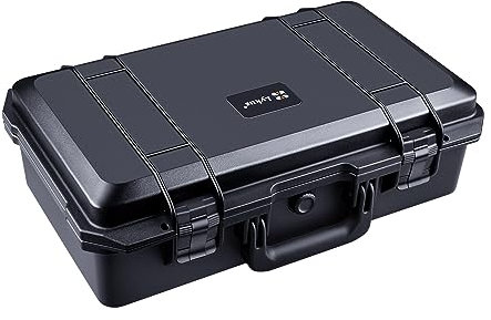 Lykus HC-5110 Large Waterproof Hard Case with Customisable Foam, Interior Size 51x29x17 cm, Suitable for electronics and more