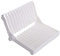 IKAAR Folding Dish Drainer Plate Drying Rack Plastic Dish Drying Rack for Home Storage Organization White