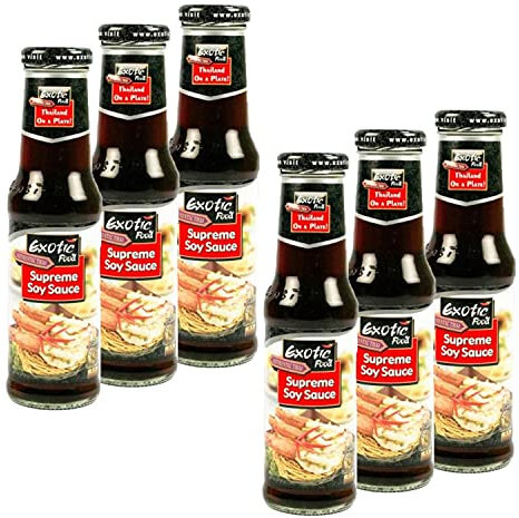 Set mit 6 Sojasaucen Supreme – Flasche 250 ml