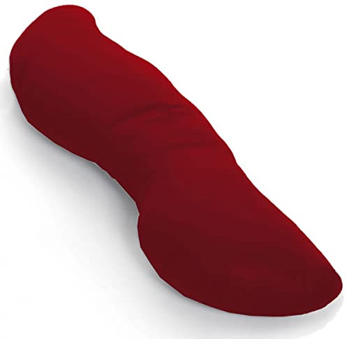 Kissenbezug für Centa Star Hippo Seitenschläferkissen Bezug in der Farbe 37-rot - aus 96% Baumwolle und 4% Elasthan - Made in Germany