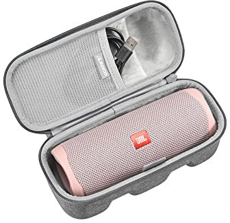 RLSOCO Case for JBL FLIP 5/FLIP 4/FLIP 6/FLIP Essential 2/FLIP Essential Waterproof Portable Bluetooth Speaker & JBL Tuner 2 Portable DAB DAB+ FM Radio (Grey)