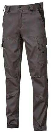 U-POWER | Pantaloni da Lavoro Uomo GUAPO, Slim Fit, con Ginocchiera, Elasticizzati e Resistenti, 98% cotone 2% spandex
