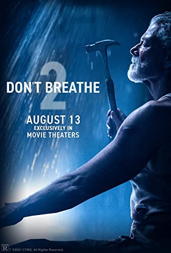 DON T BREATHE 2 2021 1 A4 Poster on Canvas - Filmkunstposter in verschiedenen Größen für Wohn- oder Schlafzimmerideen. Randlose Kultfilmbilder, klassische ikonische 70er, 80er, 90er Jahre, Vintage-Re