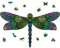 GLOBLELAND 120Pcs Dragonfly Wooden Jigsaw Puzzles for Adults 13.8x8.3inch Insect Dragonfly Wooden Puzzle for Children Colorful Animals Shaped Wood Puzzles for Anniversary Birthday Gift