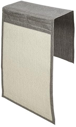 HOME FOOTPRINT - Rascador para Gatos Sofa con Bolsillos - Protector de Sofa contra Arañazos con Organizador - Rascador Sofa Gris con Cinta autoadhesiva - Afilador de uñas de sisal