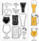 GLOBLELAND Transparente Stempel Bier, Dekorative Transparente Stempel, Silikonstempel Für Kartenherstellung Und Fotoalbum Dekoration Und DIY Scrapbooking