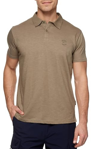 Indicode Herren INEddard Poloshirt aus 100% Baumwolle | Herrenpoloshirt Polokragen Baumwollshirt Covert Green, XL