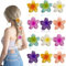 Hebterrka 12 Stücke 1,57 Zoll Blumenklauenklammer, Preppy Blumen Haarspange, Hawaiianische Plumeria Haarspange, Hawaii Haarschmuck Für Dickes & DüNnes Haar