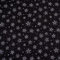 AHANDMAKER 1 Yard, Stoff Mit Weißen Sternen Und Nachthimmel, Polsterstoff Für Bekleidungsaccessoires, DIY Kunsthandwerk,Cotton Fabric by The Yard for Sewing，1.12 x 1.63 Yard, Schwarz