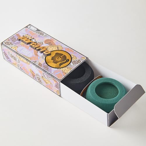 YAXI Ohrpolster für Koss PortaPro, 2 Paar, Schwarz + Grün