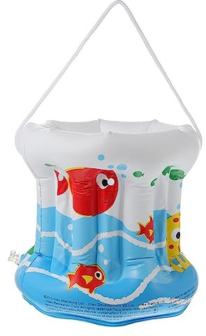 PLAFOPE Wassereimer Für Kinder 1 Stück Aufblasbares Eimerspielzeug Für Jungen Und Mädchen Heller Druck