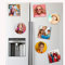 Personalised Fridge Magnet Custom Photo Gifts Refrigerator Magnets Gift for Couples, Family & Home Kitchen Decorations (Family Of 4)
