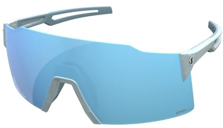 Scott Stride AMP Wechselscheiben Fahrrad Brille morning blau/blau chrome
