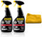2 x 500ml Kilrock BBQ Grill and Barbecue Rack Cleaner With Microfiber Cloth Professional Powerful Degreaser Spray Removes Tough Grease & Food Deposits
