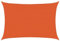 vidaXL Toldo de Vela HDPE Naranja 160 g/m² 4x6 m, Vela Parasol, Lona Vela Solar, Protector Solar, Velas Parasol, Lona Vela Solar, Protectores solares