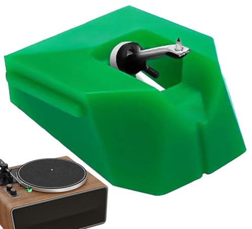 Puntina Audio Technica, Testina Audio Technica, Puntina Giradischi, Ago Ellittico Verde Per Giradischi AT-LP120, Testina Alta Fedeltà Con Design Retrò(95E/95EN/95ML/95SH/95SP/95C)