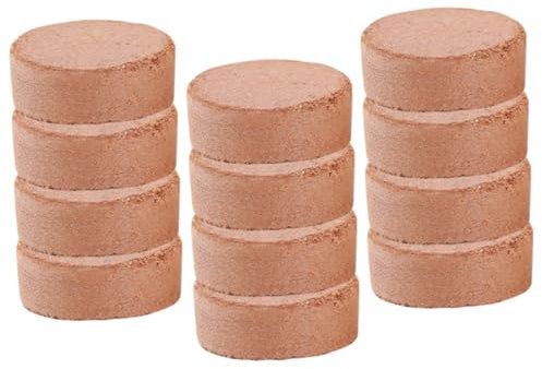 Toyvian 60Stücke Blumenerde Blocks Komprimierte Anzucht für Pflanzen Gartenerdeblock für Schnellen Anbau für Fabrikgärtnerei und Heimanbau zu Lagern