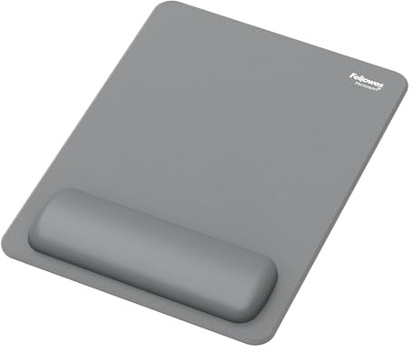 Fellowes Breyta XL Mauspad mit Handgelenkauflage – Grau, mit HEX Cushion Technology Silikonpolster und extra großem Mauspad, ideal für Computer, Laptop, Mac, Büro oder Gaming
