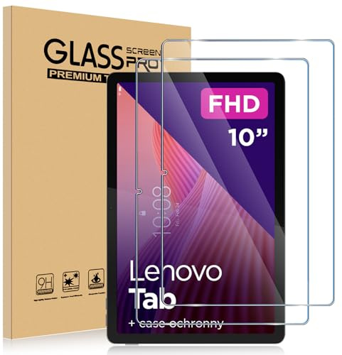 ELYCO Panzer Schutz Glas für Lenovo Tab 2025 TB311FU/TB311XU 10.1 Zoll | 2 Stück 9H Härte Schutzfolie, Anti-Kratzen Displayschutzfolie, Blasenfrei, HD Klar Glas