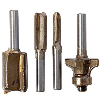 Makita P-24876 1/4-Inch Shank Router Set (4-Piece)
