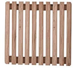 Pedana doccia Xtra in legno 60x60 h.4,5 lusso [XTRA BIANCO]