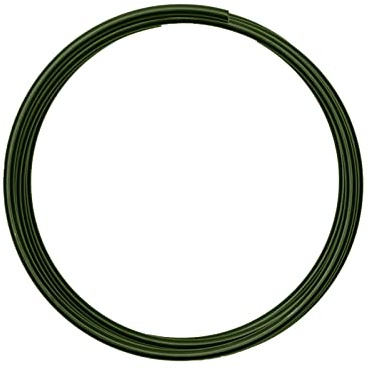 Vaessen Creative 24232-010 Aludraht Schmuck, Biegsam, Aluminium, flaschengrün, 4 mm x 2 m, Dark Green