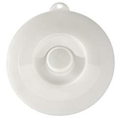 Lurch 220604 Universaldeckel für Töpfe, Pfannen und Schüsseln aus 100% BPA-freiem Platin Silikon, transparent, ø 21 cm
