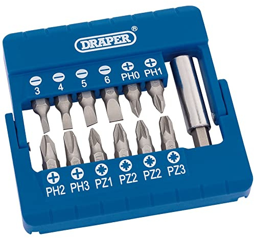 Draper Screwdriver and Magnetic Bit Holder Set (13 Piece) 82392