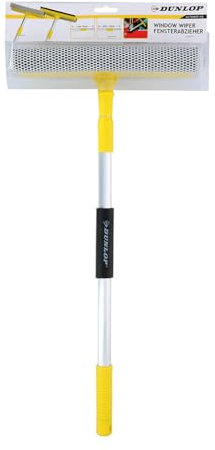 Dunlop Ausziehbare Teleskopstange Rakel Klinge Fensterreiniger Scheibenwischer Schwamm Kopf 43 cm – 68 cm