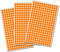 684-1368 Klebepunkte Neon 15mm Kreis Punkt selbstklebende Aufkleber Inventur - Finest Folia (Neon Orange, 684 Klebepunkte)