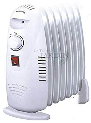 RADIADOR DE ACEITE 7 elementos, 700W. Apagado de seguridad en caso de sobrecalentamiento
