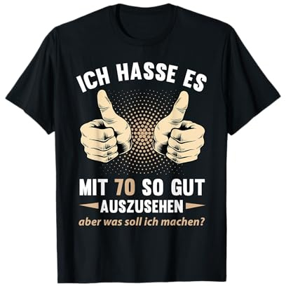 70. Geburtstag Mann Frau 70 Jahre Deko 1956 Lustig Geschenk T-Shirt