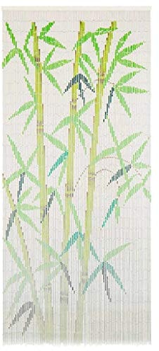 Festnight Rideau de Porte Contre Insectes Rideau en Bambou pour Bar, Patio ou Balcon 90 x 200 cm