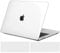 TECOOL Cover per MacBook Pro 13 Pollici 2016-2022 (M2 M1 A2338/A2289/A2251/A2159/A1989/A1706) con Touch Bar, Custodia Rigida Protettiva Sottile in Plastica e Copritastiera UE, Cristallo Trasparente