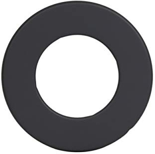 LANZZAS Roseta de pared para tubo de estufa con borde de 50 mm, para el diámetro, DN Ø 120 mm, color: negro metalizado. Otros tubos de nuestra gama se pueden encontrar aquí.