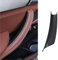 TTCR-II Door Handle Cover Compatible with BMW X5 X6,ABS Carbon Fiber Pattern Left Passenger Side Door Armrest Trim(Leather Cover NOT Included) Compatible with BMW X5 2007-2013 and X6 2008-2014)(Left)